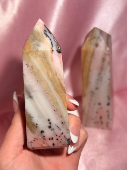 Peruvian Pink Opal Tower