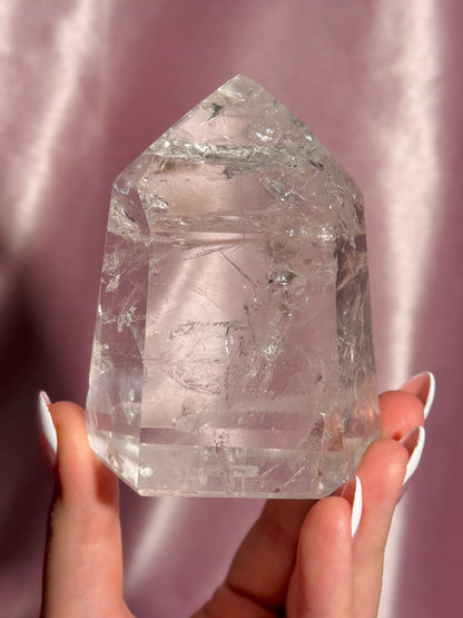 Brazilian Clear Quartz Tower *Chipped tip