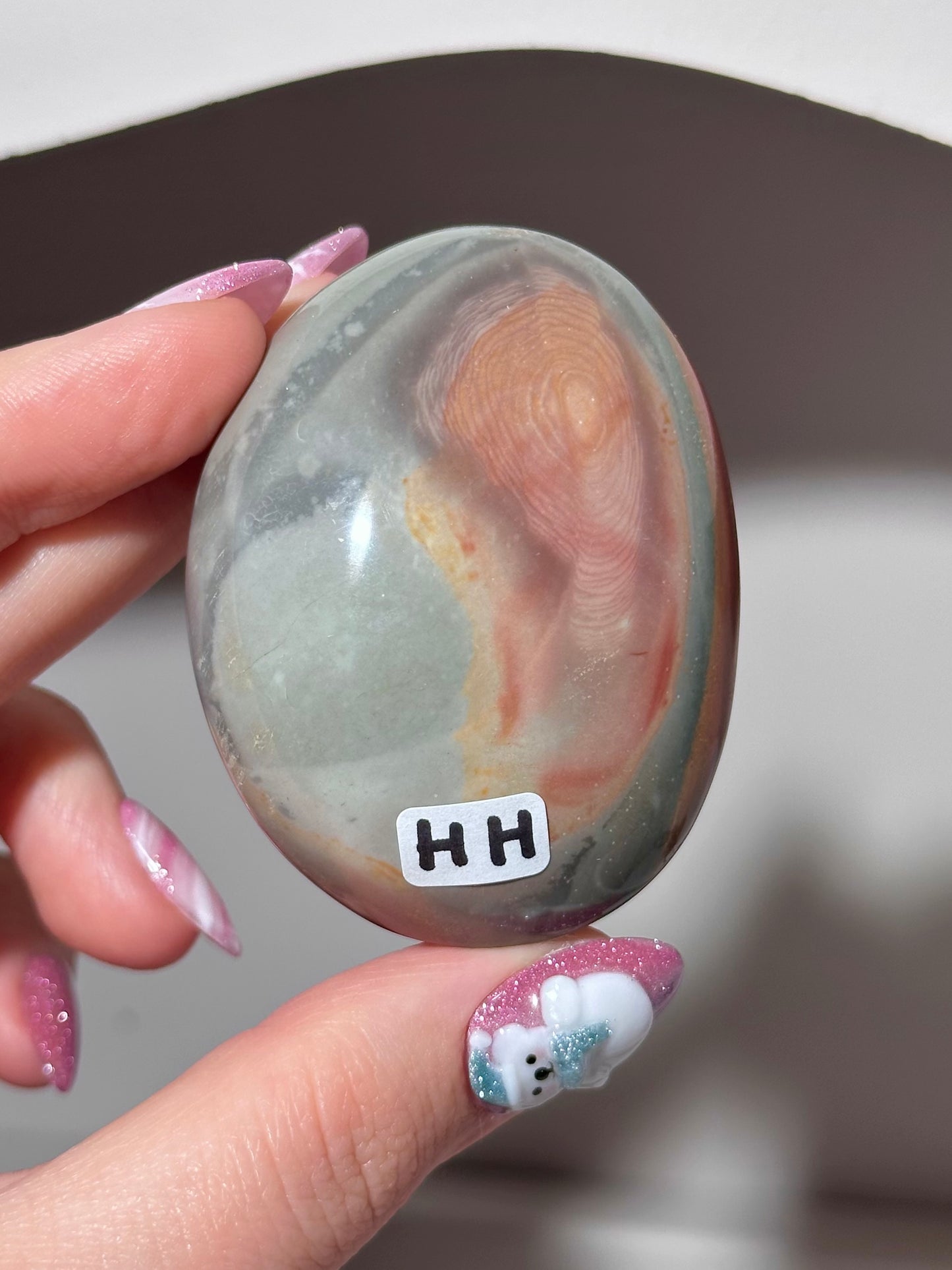 “You pick!” - Polychrome jasper palmstones