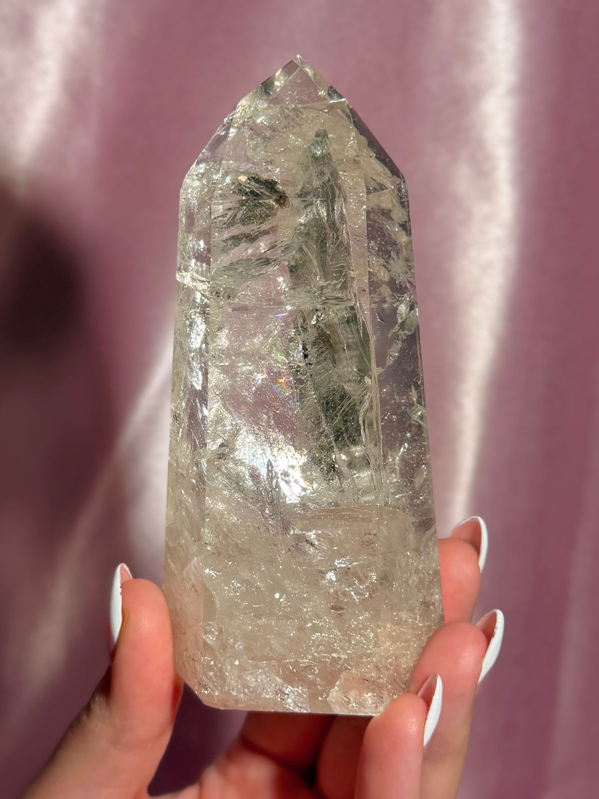Brazilian Clear Quartz Tower (A)