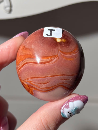 “You pick!” - Polychrome jasper palmstones