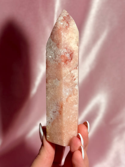 Brazilian Pink Amethyst Tower