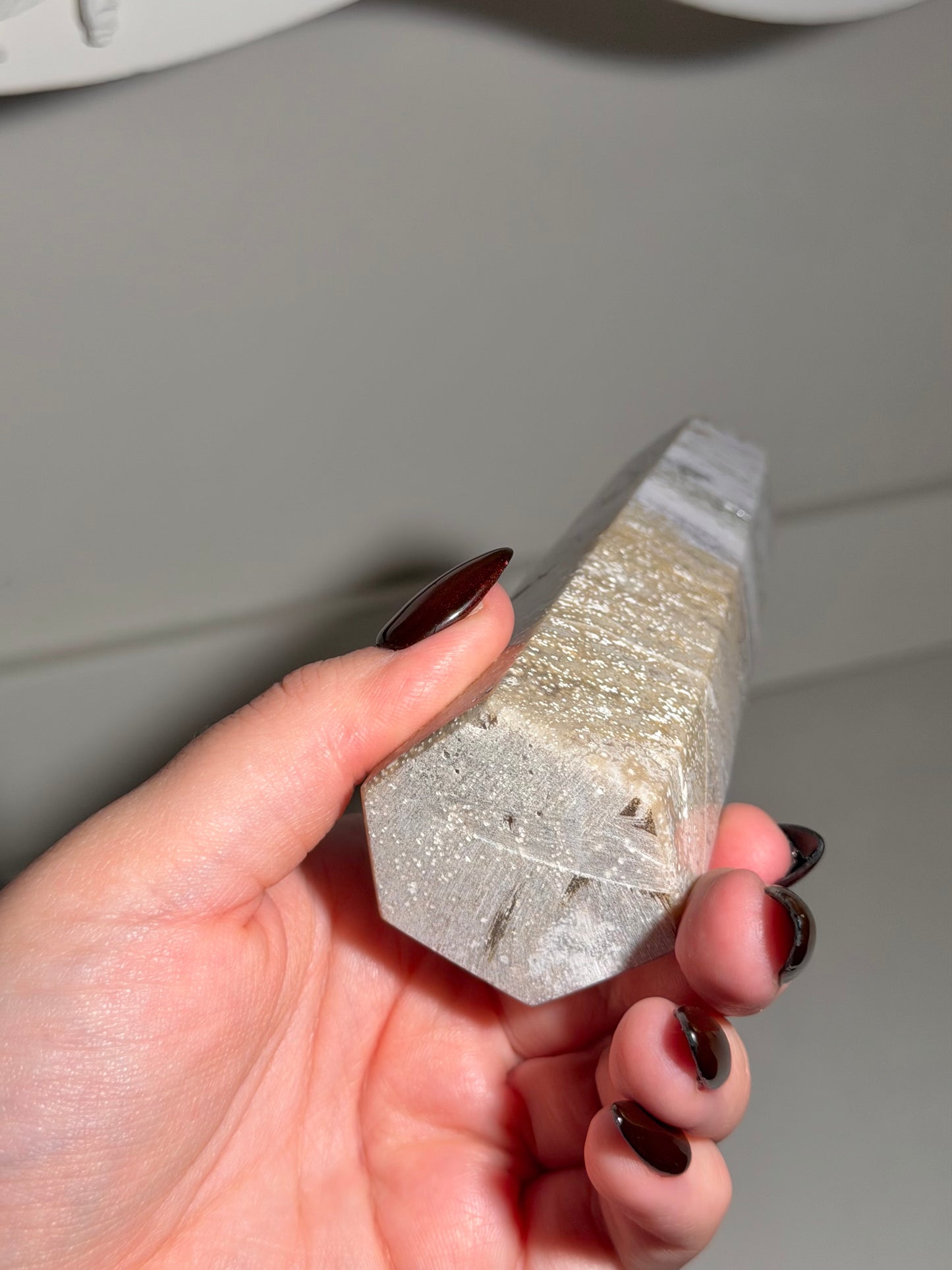 Pastel bubbly sea jasper tower *Personal collection release