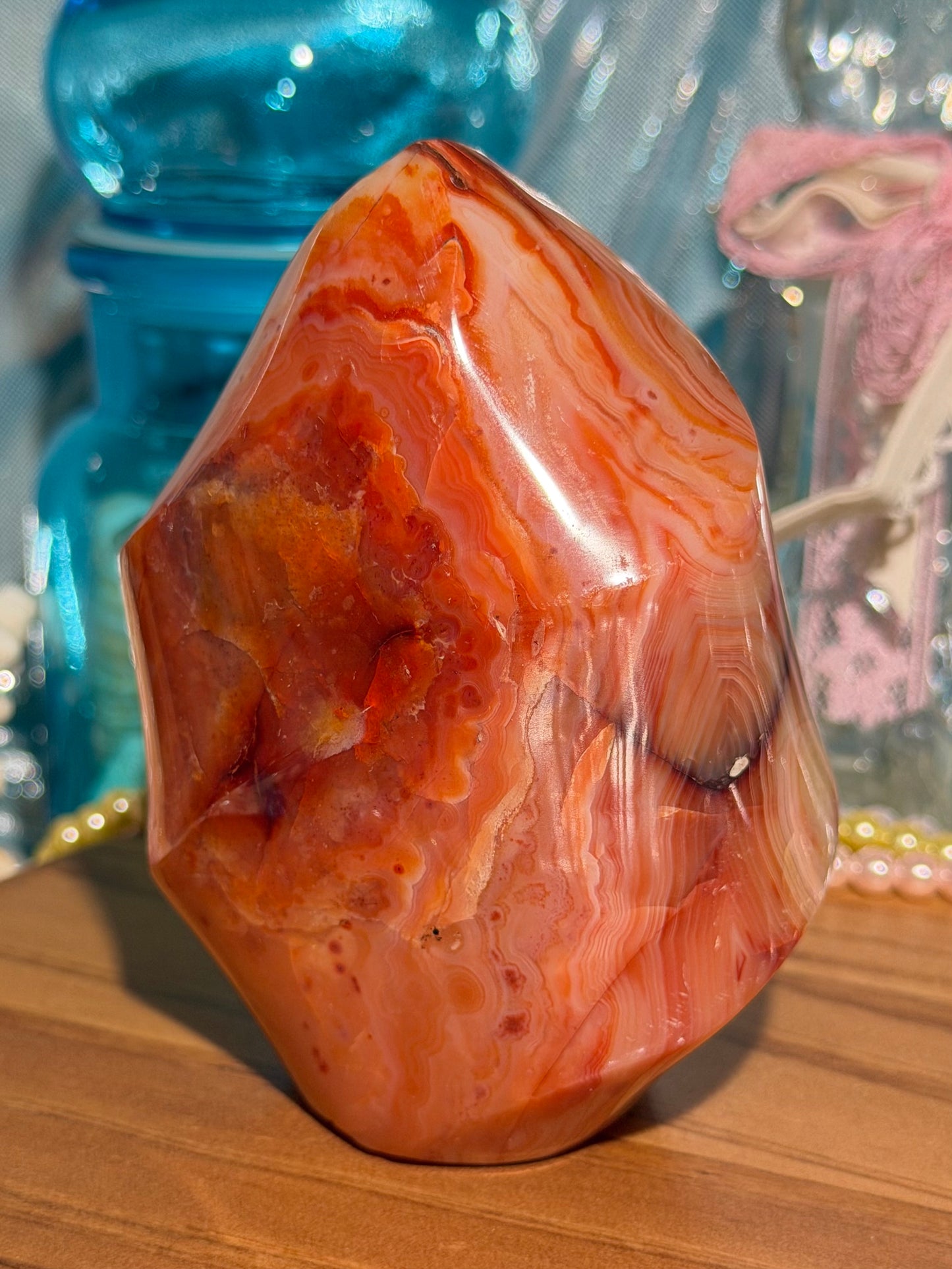 Strawberry banana carnelian flame