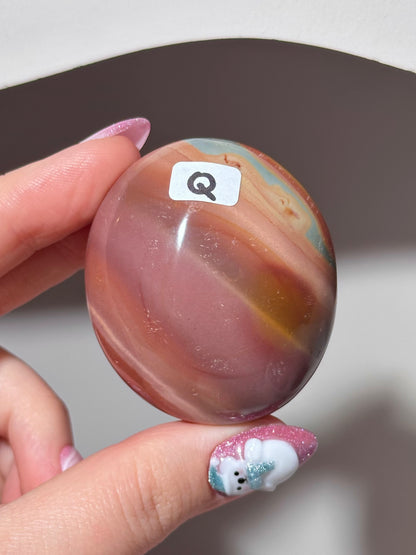 “You pick!” - Polychrome jasper palmstones
