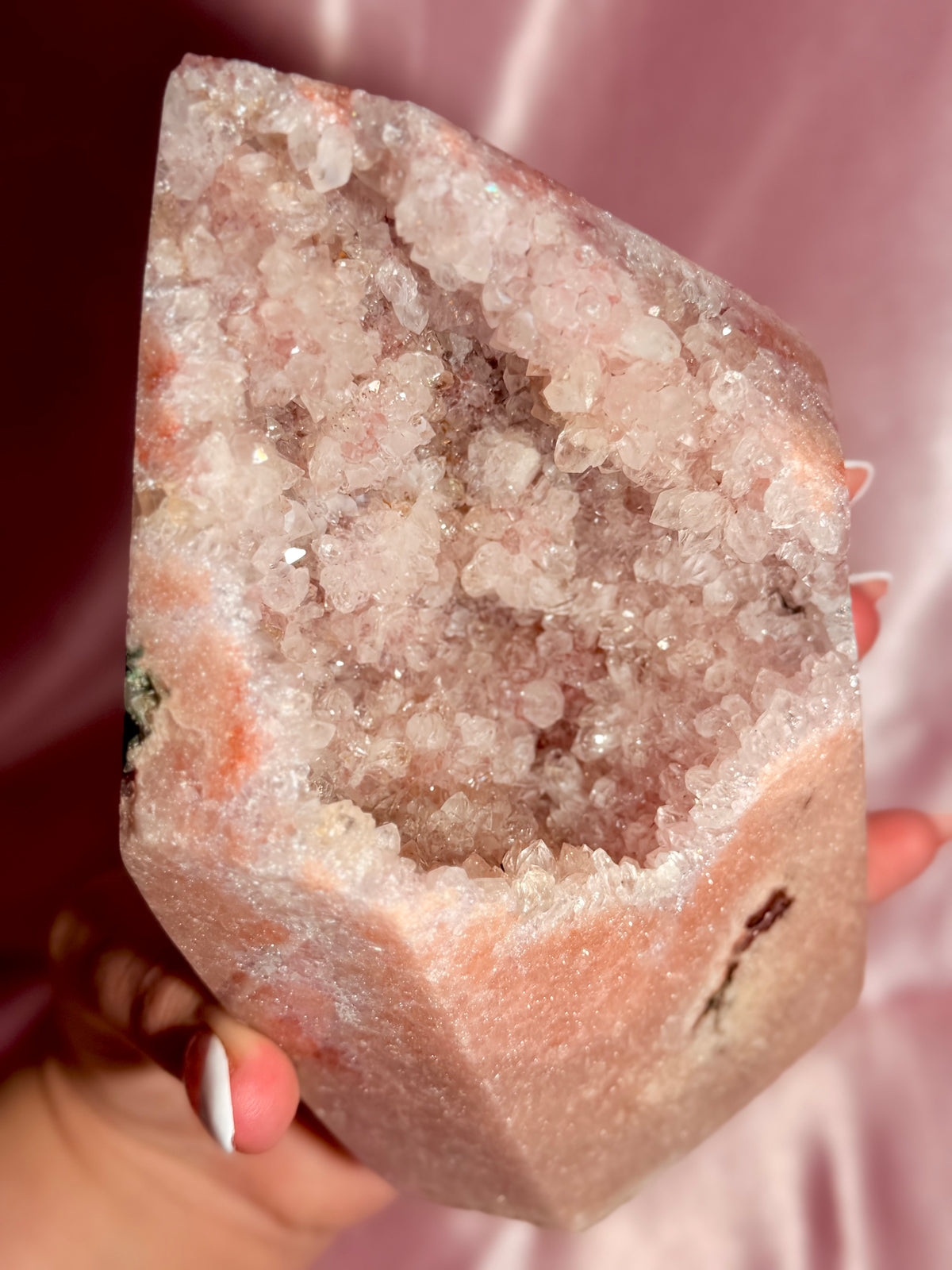Statement Brazilian Pink Amethyst Tower