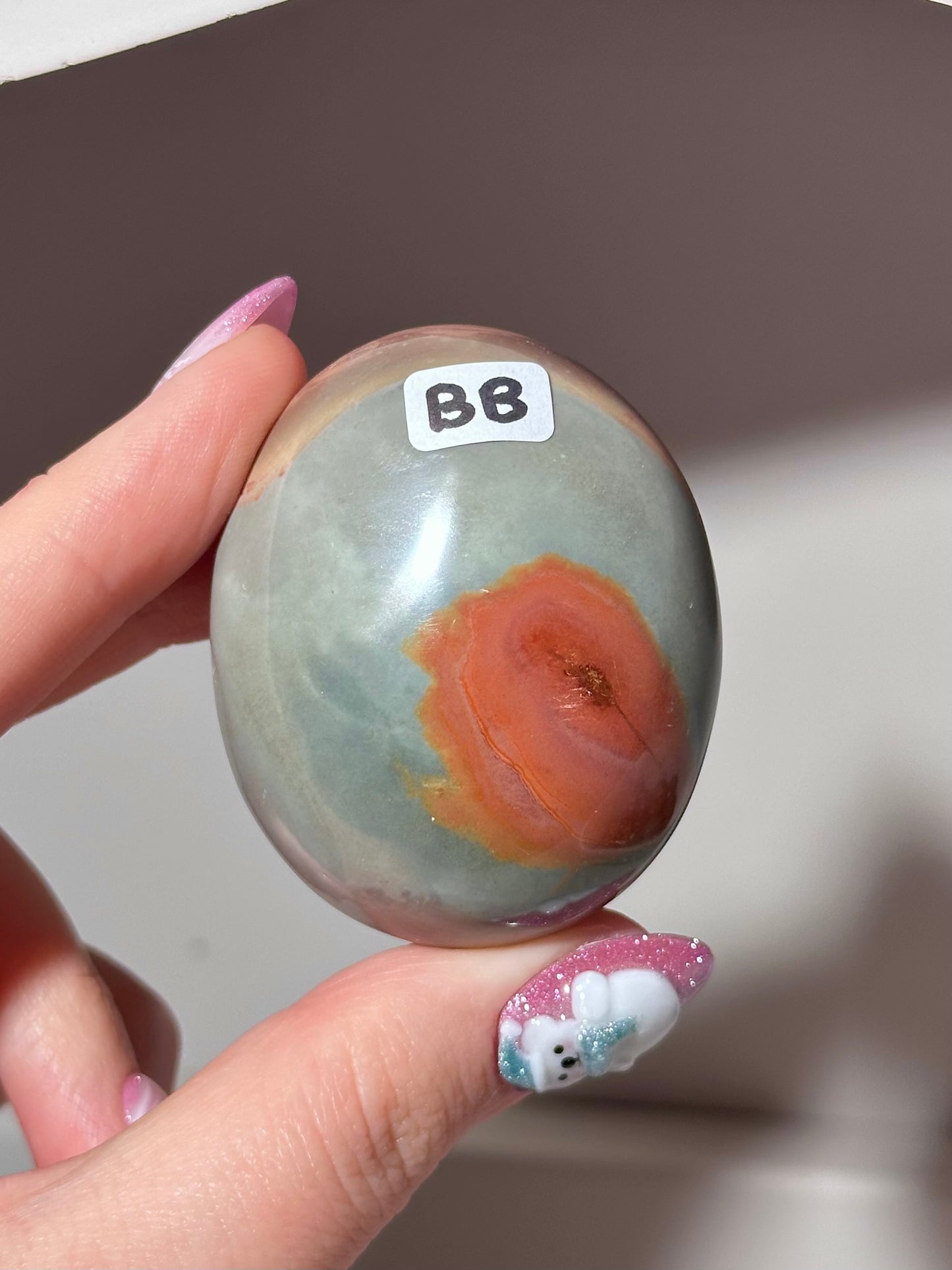 “You pick!” - Polychrome jasper palmstones