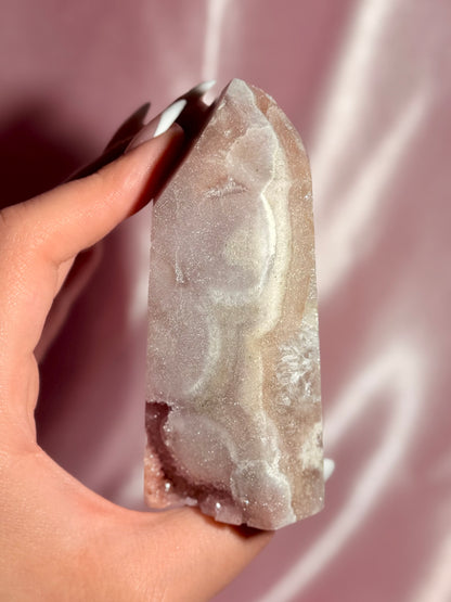 Brazilian Pink Amethyst Tower