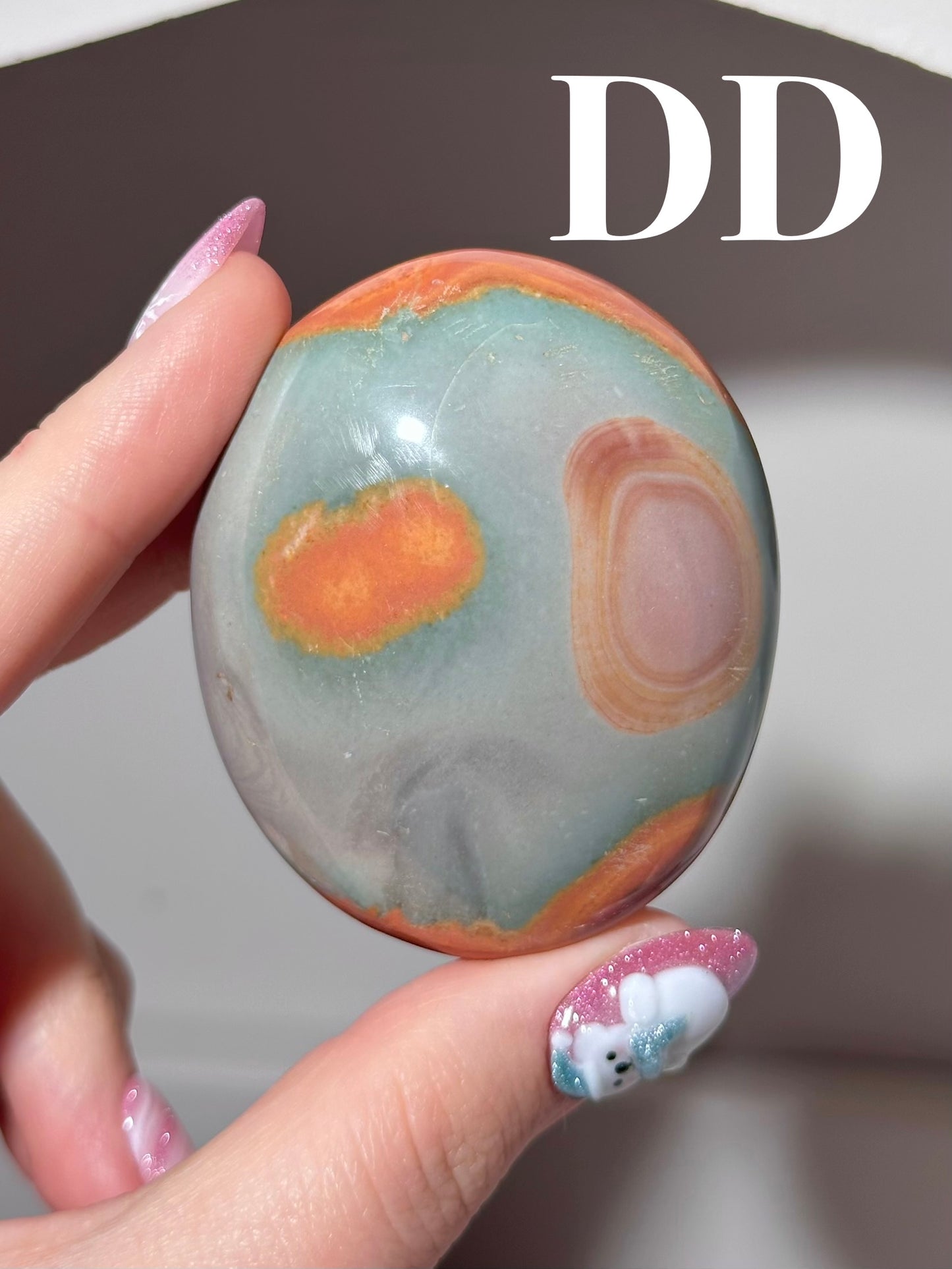 “You pick!” - Polychrome jasper palmstones