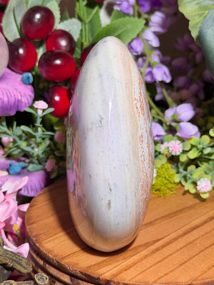 Pastel cotton candy sea jasper freeform