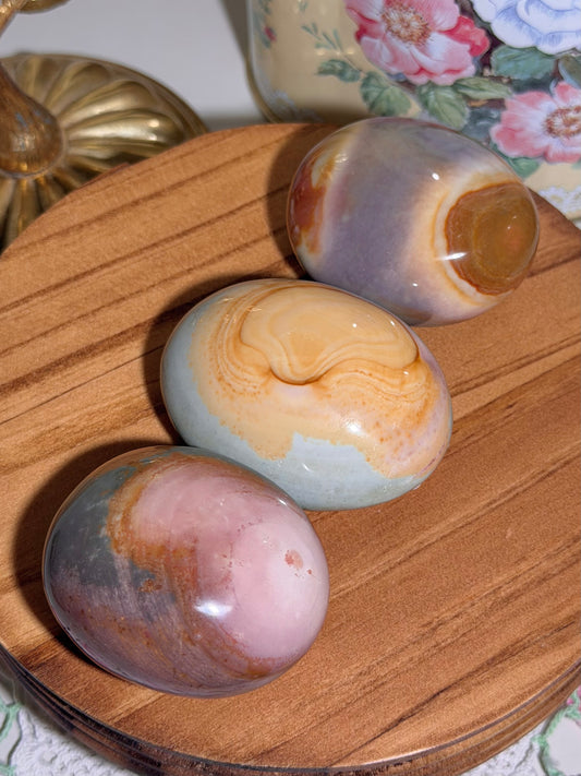 YOU PICK - Pastel polychrome palmstones