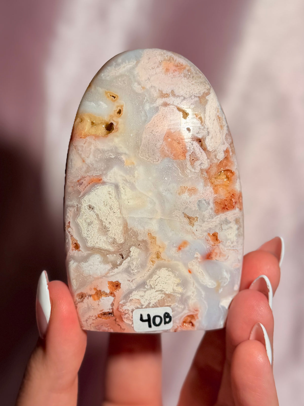 Indonesian Pink Carnelian Freeform (40B)