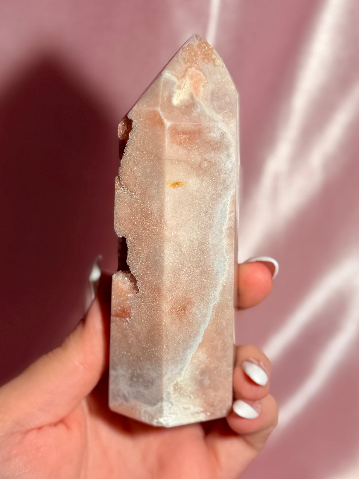 Brazilian Pink Amethyst Tower