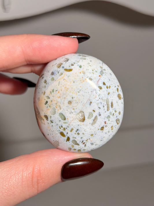 Blue confetti sea jasper palmstone *Personal collection release