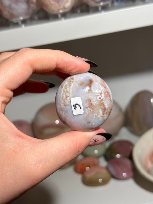 Blue sea jasper palmstone