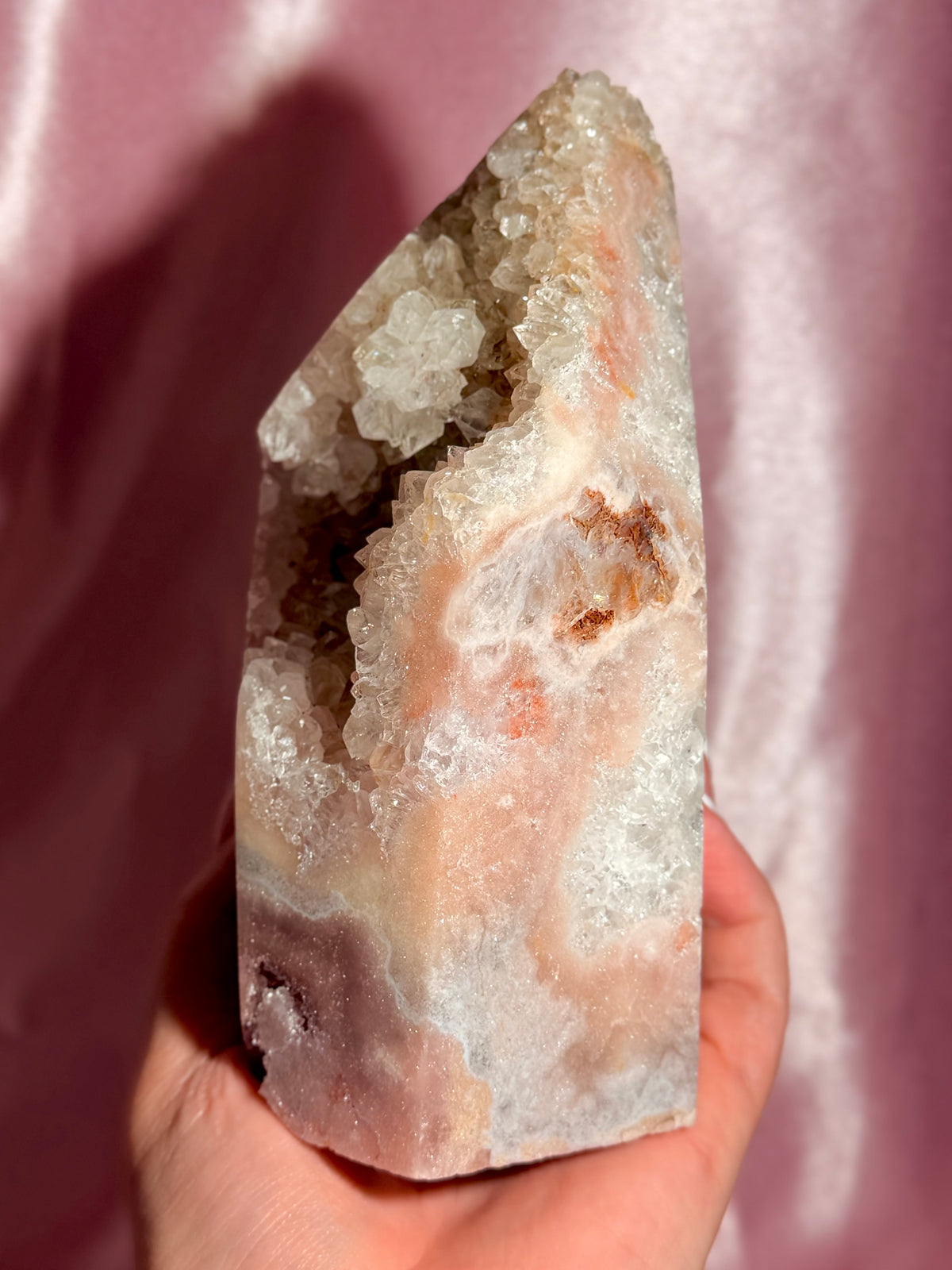 Statement Brazilian Pink Amethyst Tower