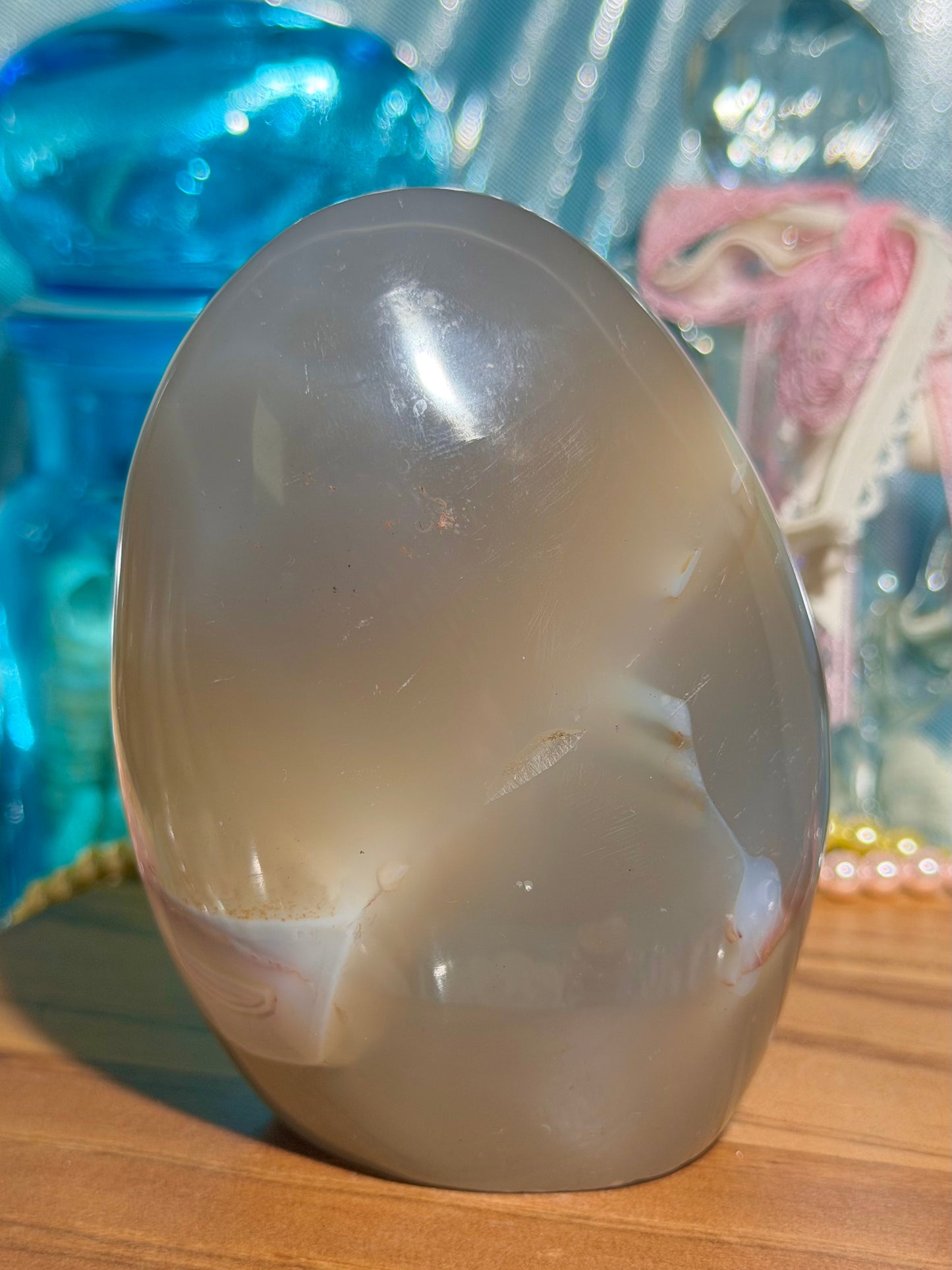 Orca agate freeform