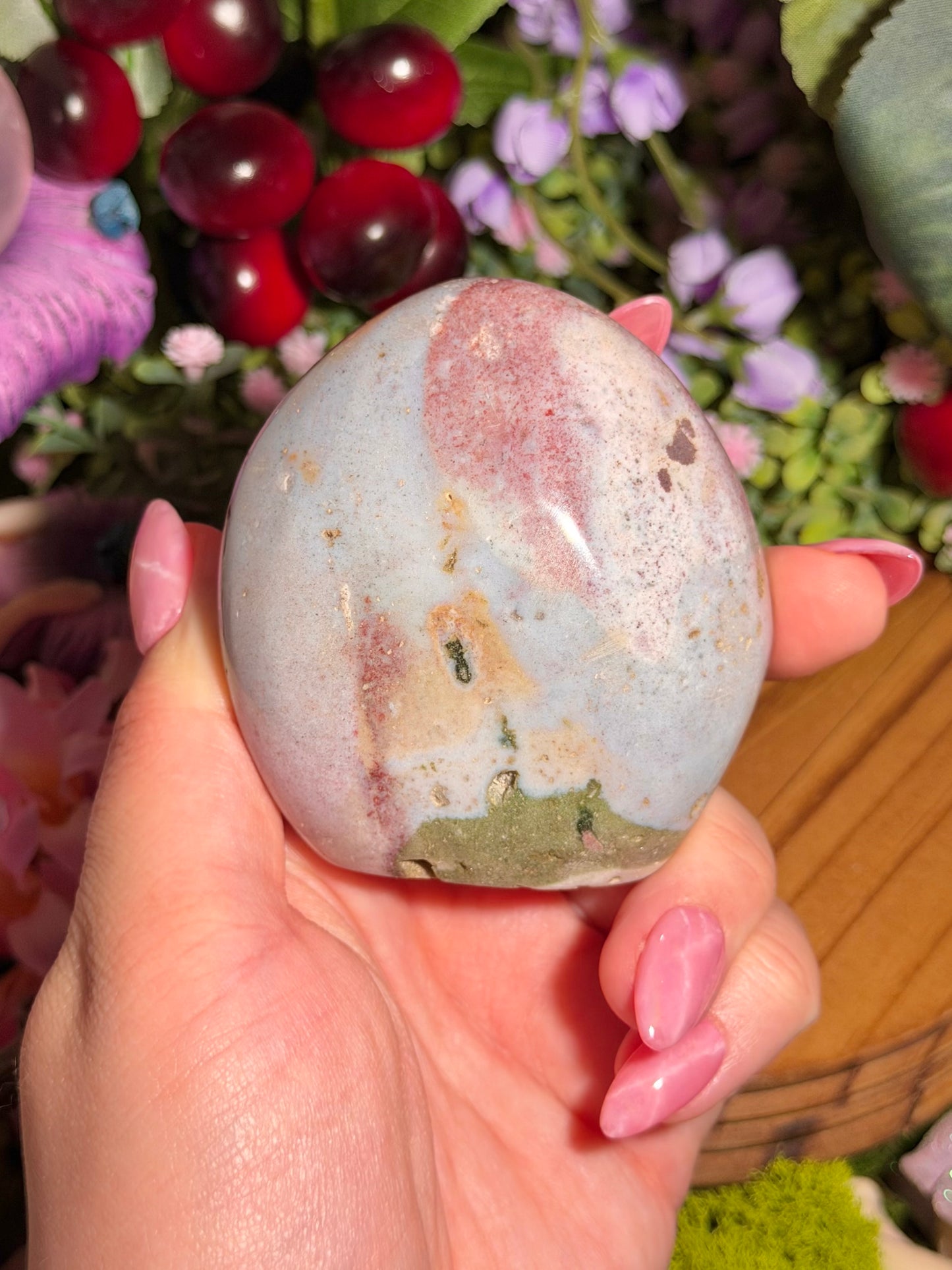 Mini pastel sea jasper freeform