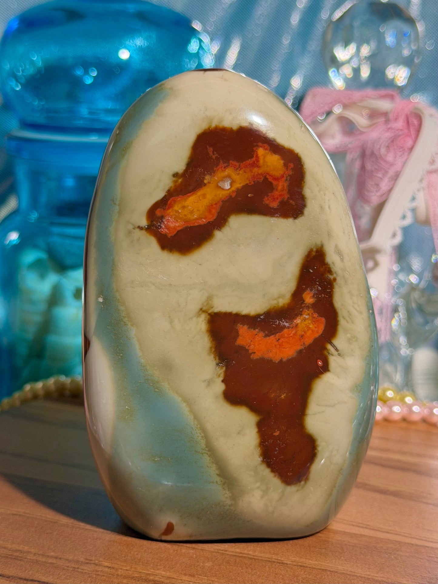 Polychrome jasper freeform from Madagascar