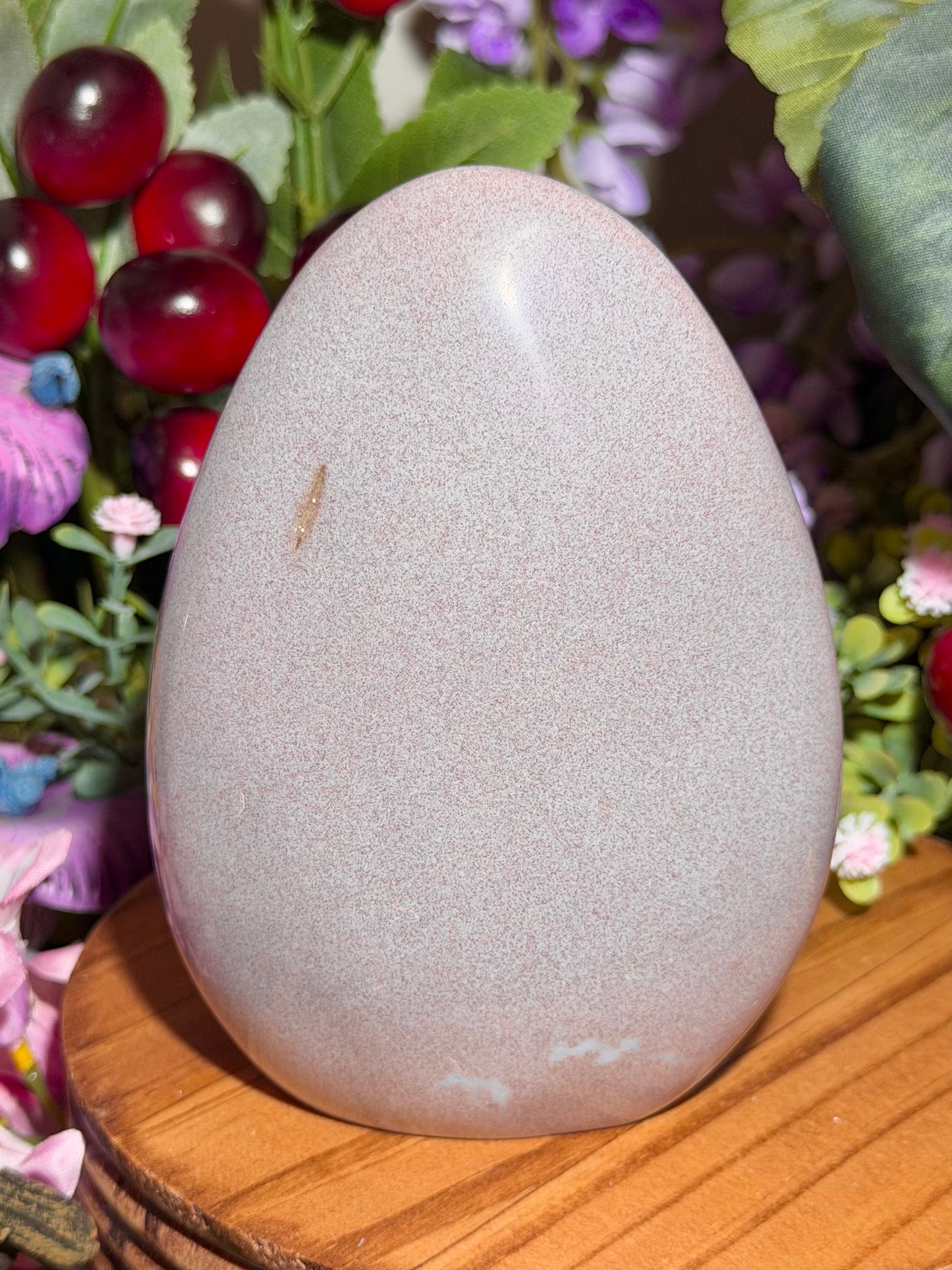 Soft pastel lilac sea jasper freeform