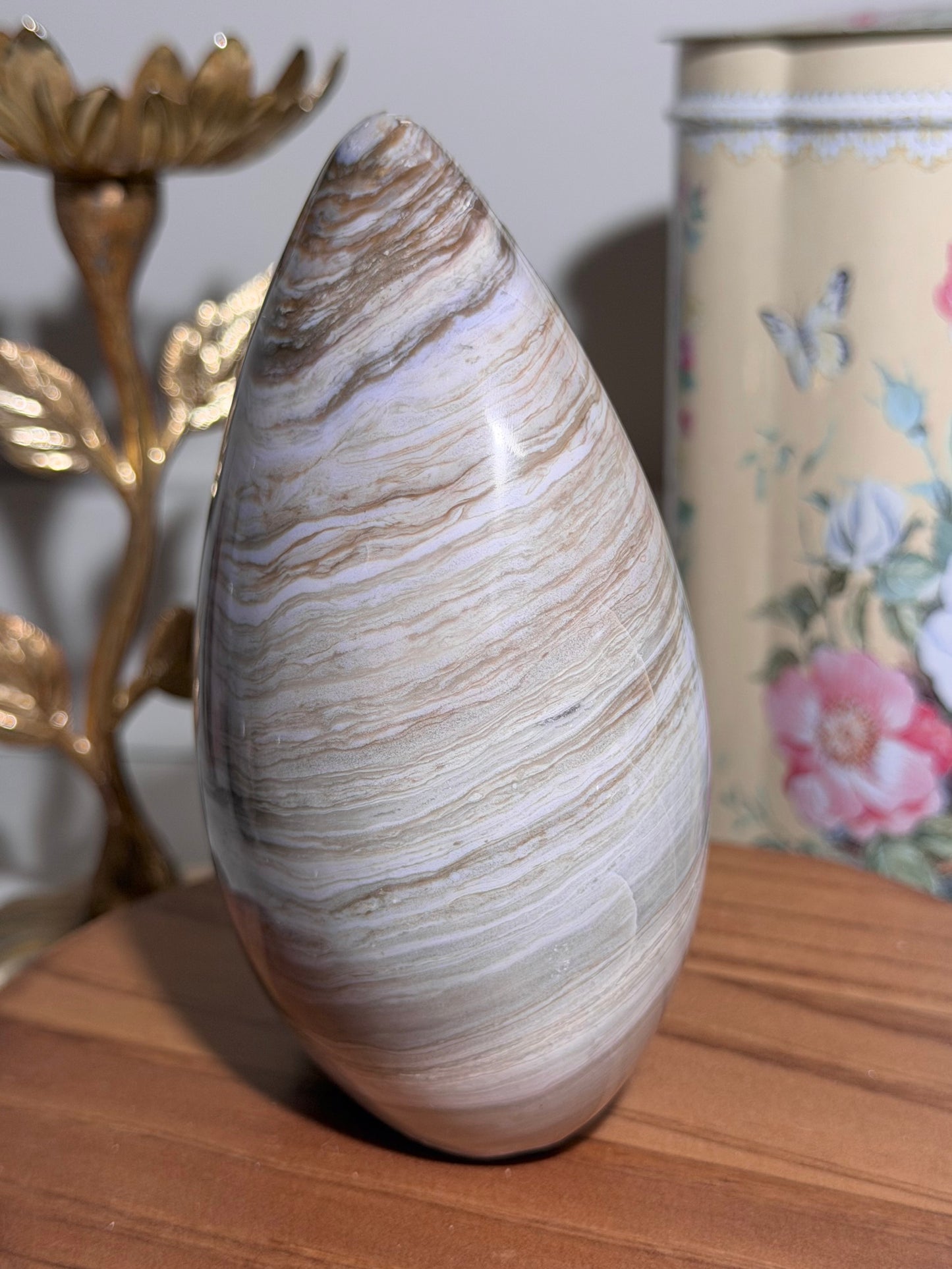 Pastel lilac sea jasper freeform