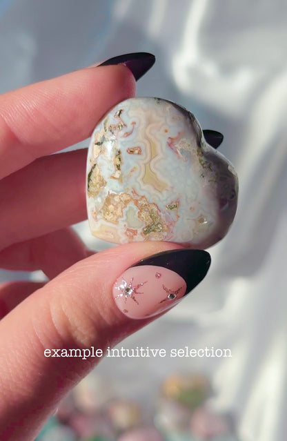 Sea jasper cookies & hearts - intuitively selected