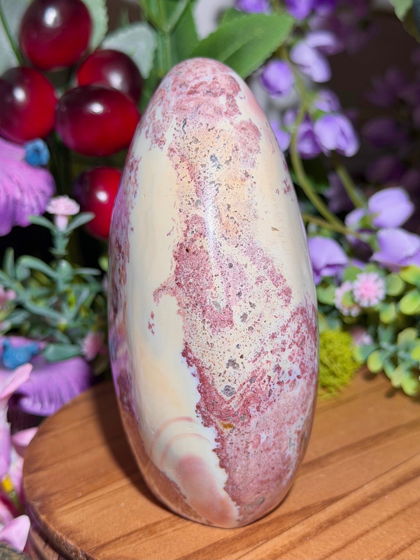 Dreamy purple pastel sea jasper freeform