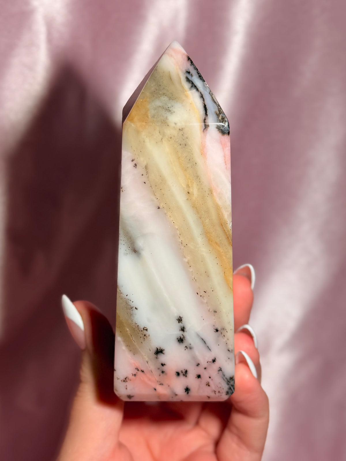 Peruvian Pink Opal Tower