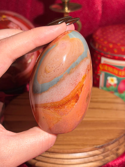 Polychrome jasper freeform