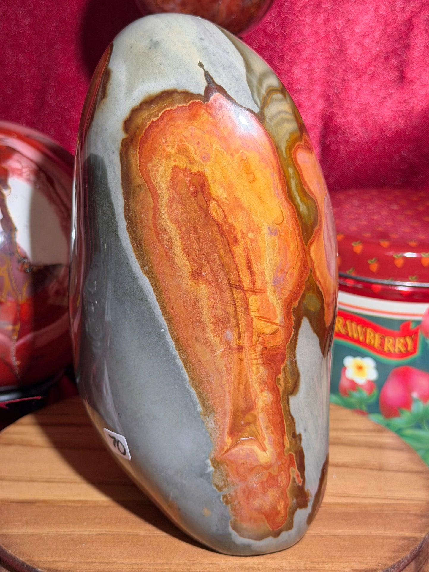 Large polychrome jasper freeform