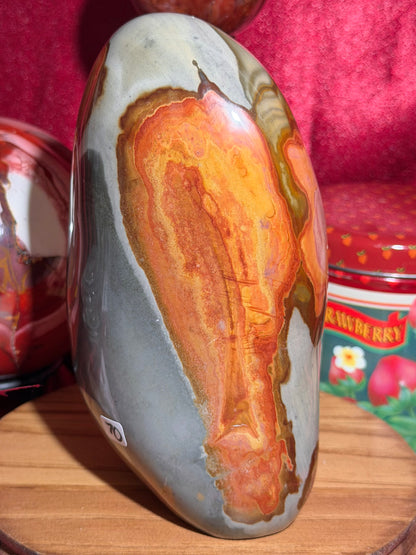 Large polychrome jasper freeform