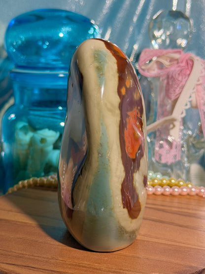 Polychrome jasper freeform from Madagascar