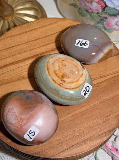 YOU PICK - Pastel polychrome palmstones
