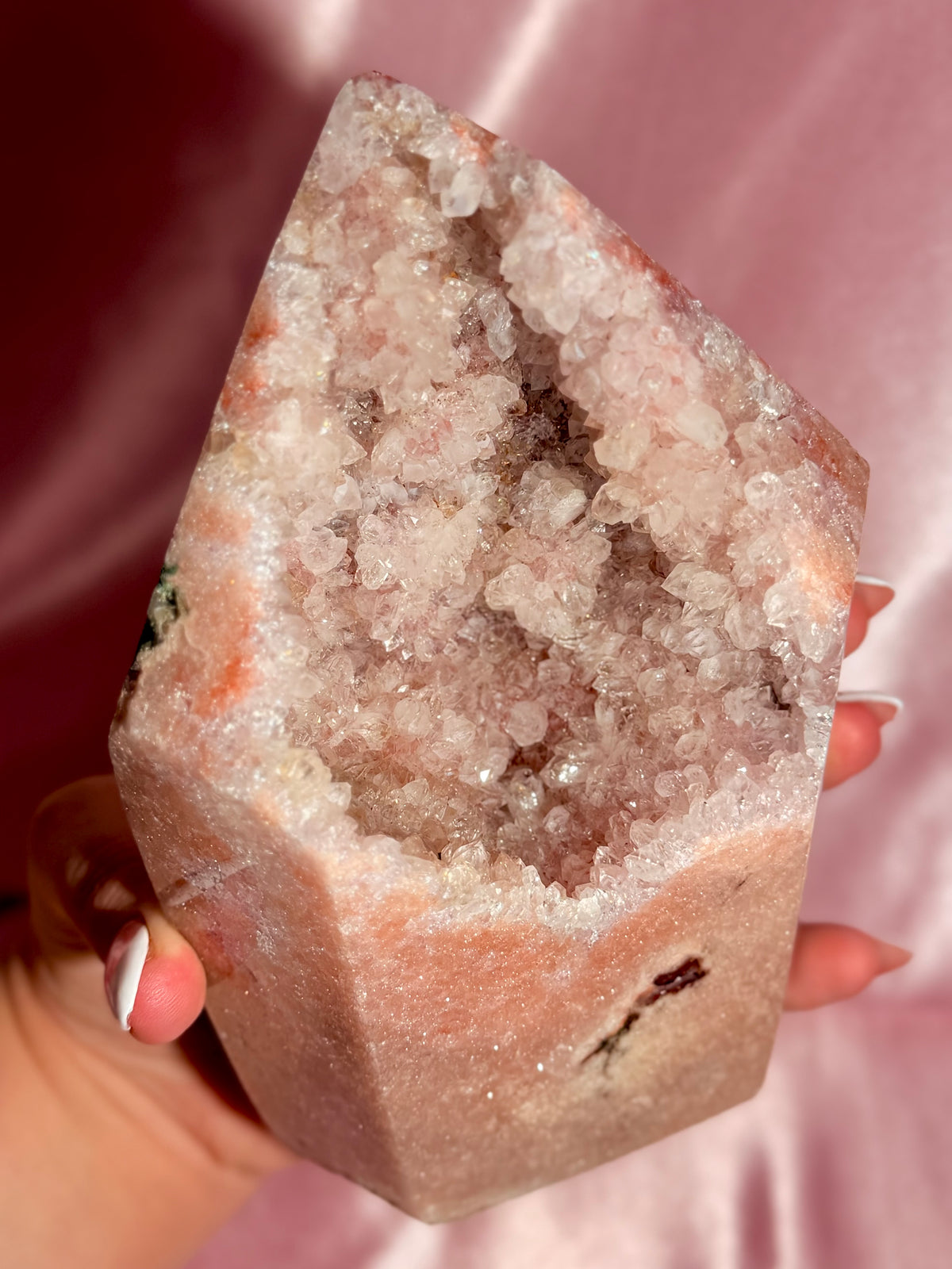 Statement Brazilian Pink Amethyst Tower