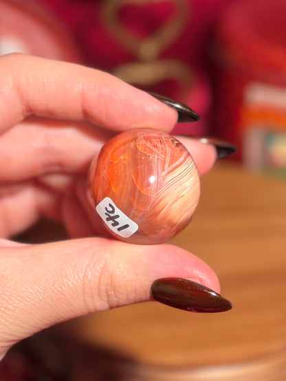 Toasty strawberry carnelian egg