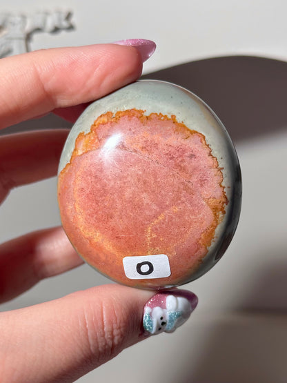 “You pick!” - Polychrome jasper palmstones