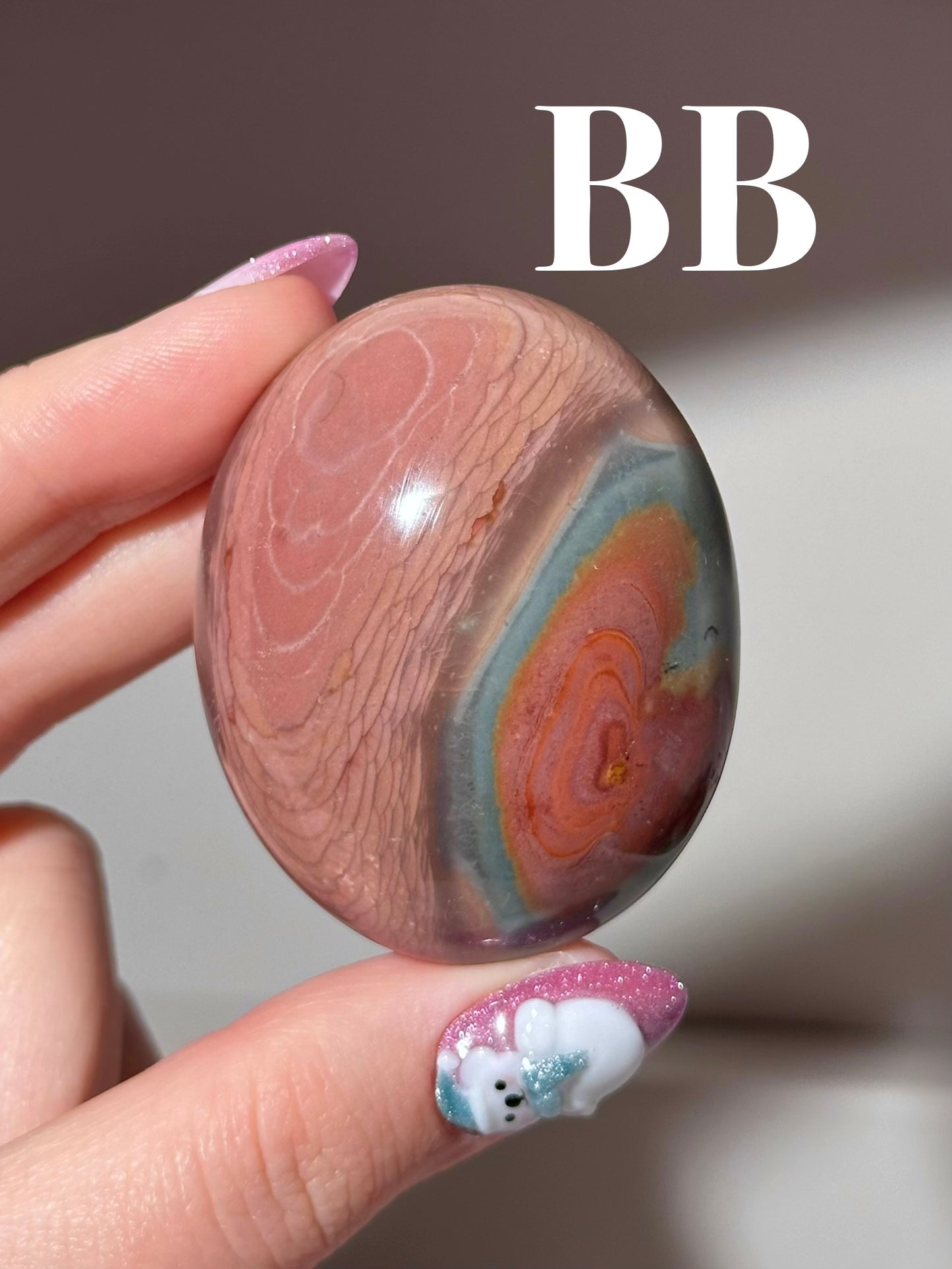 “You pick!” - Polychrome jasper palmstones