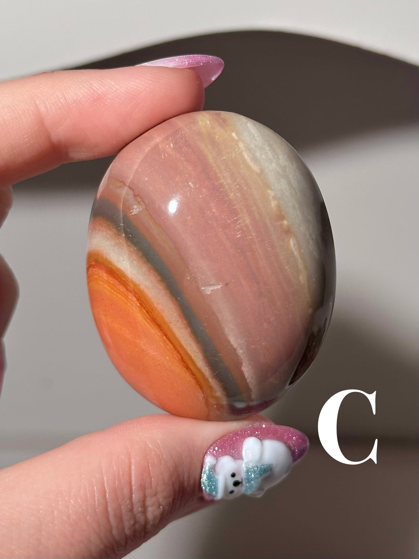 “You pick!” - Polychrome jasper palmstones