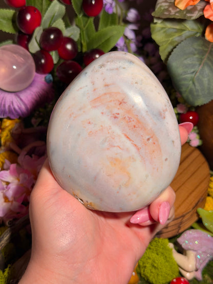 Pastel cotton candy sea jasper freeform