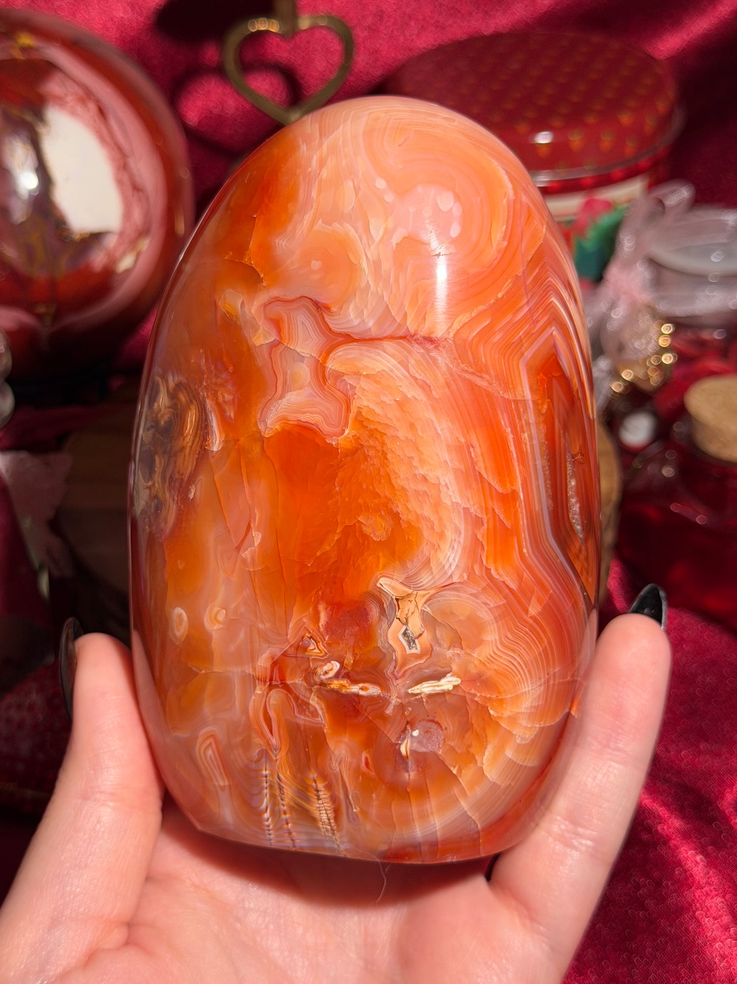 Large toasty carnelian freeform