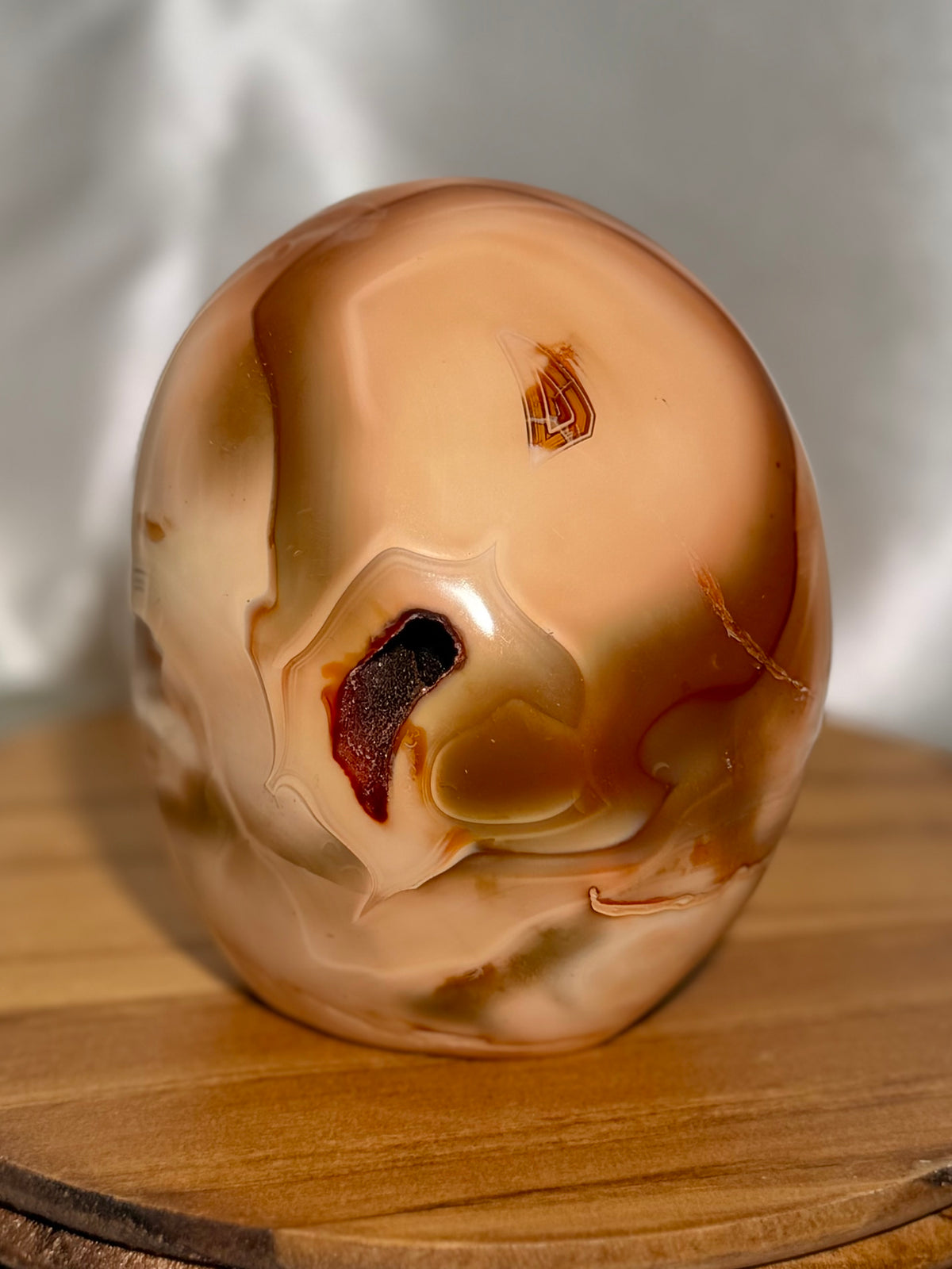 Toasty carnelian freeform