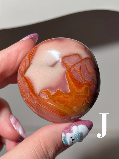 “You pick!” - Polychrome jasper palmstones