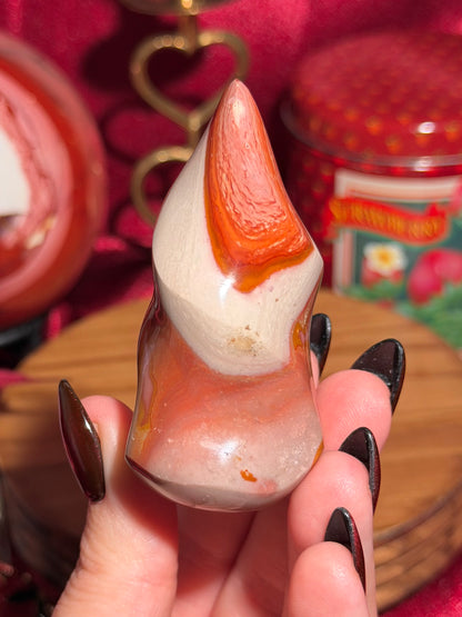 Polychrome jasper flame