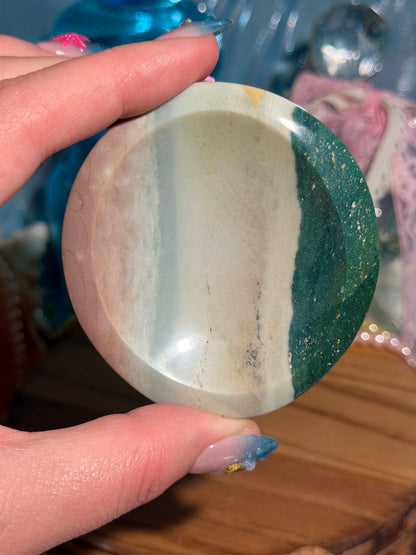 Polychrome jasper bowl