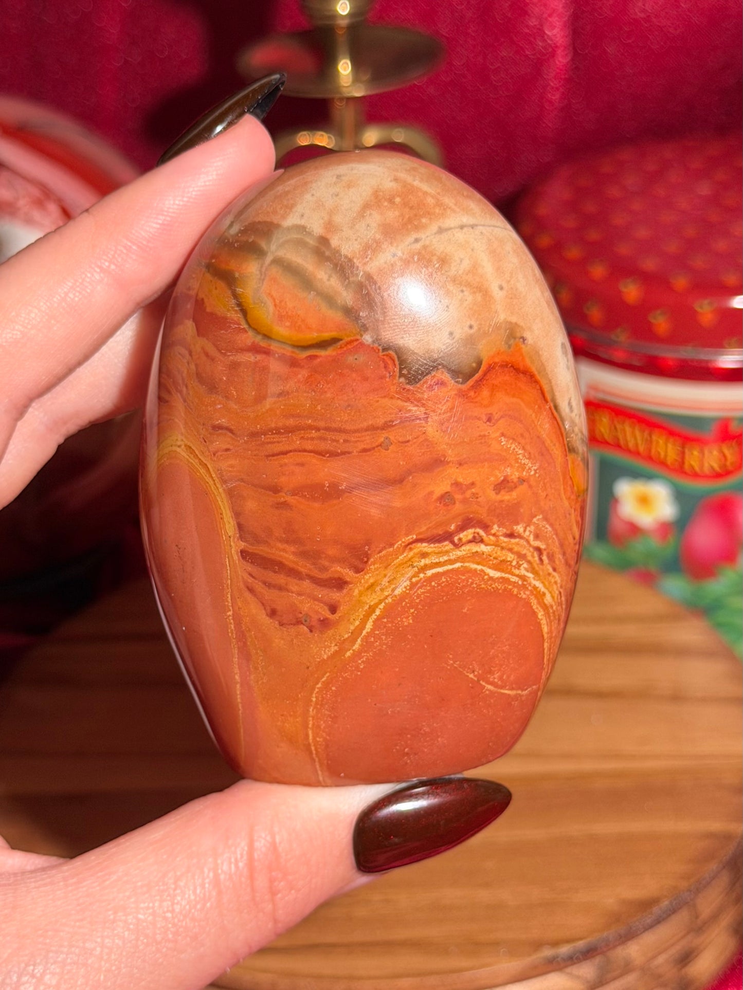 Polychrome jasper freeform
