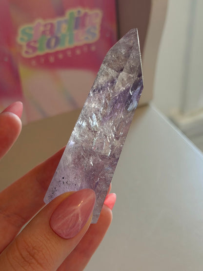 Purple phantom amethyst tower from Brazil