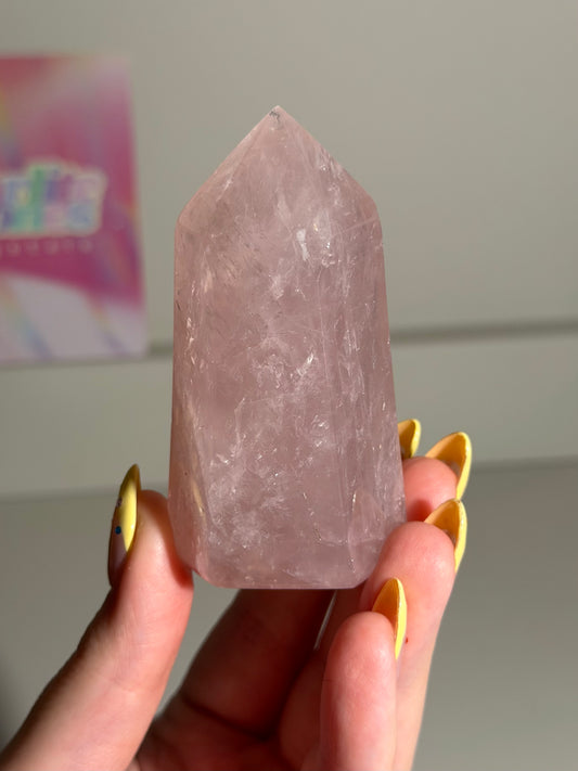 Rose Quartz Mini Tower (18) ⟢