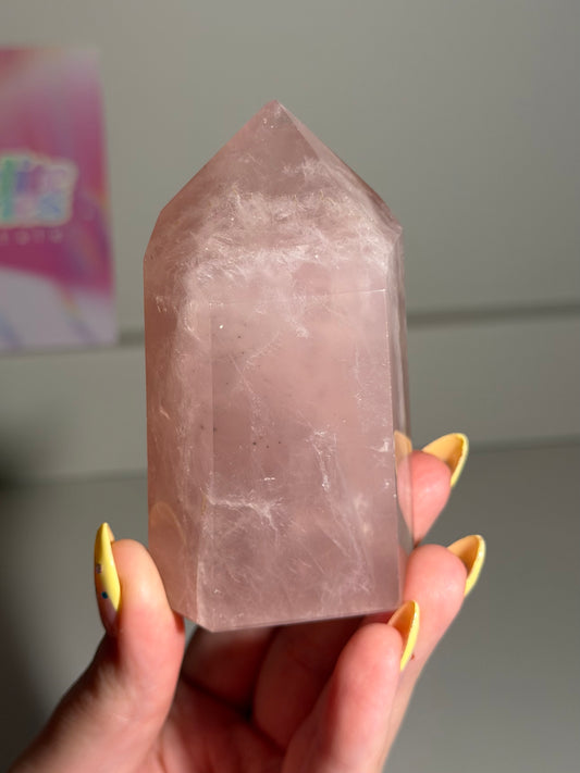 Rose Quartz Mini Tower (36) ⟢
