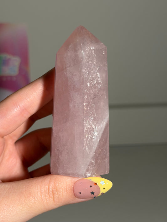 Rose Quartz Mini Tower (18C) ⟢
