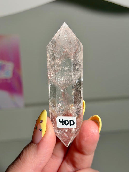 HQ Pink Fire Quartz DT (40D) ⟢